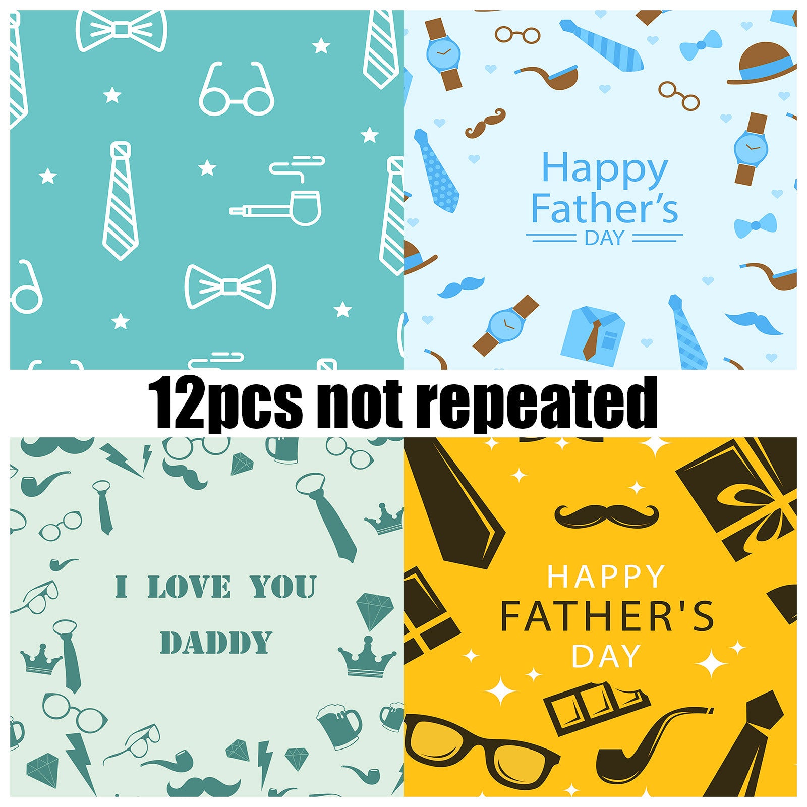 Wholesale of Father's Day Decorative Material Paper